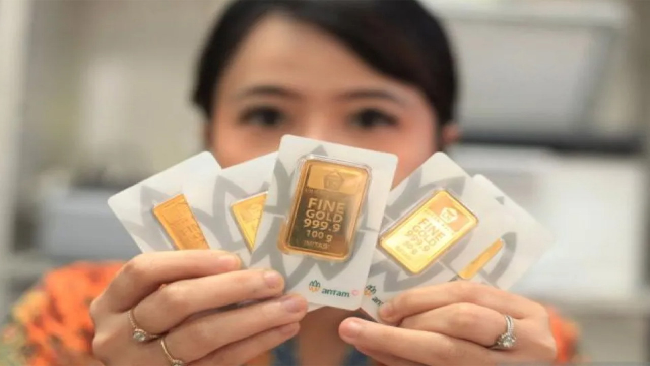 Harga Emas Antam Turun Tajam Hari Ini, Kini di Level Rp2,83 Juta per Gram