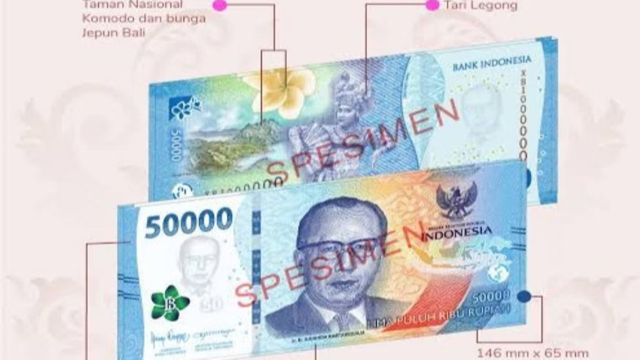 Uang Rp50 Ribu Indonesia Jadi Salah Satu Mata Uang Paling Aman di Dunia
