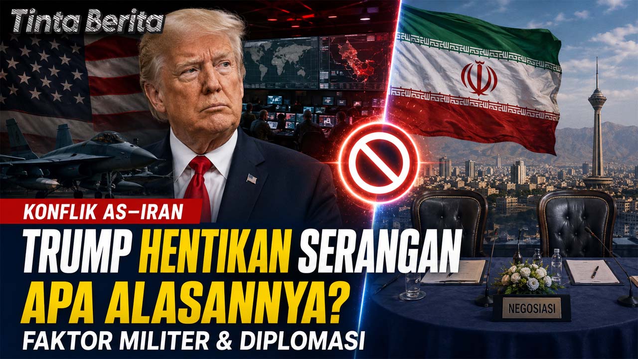 Kenapa Trump Mendadak Hentikan Serangan AS ke Iran? Ini Faktor Militer dan Diplomasi