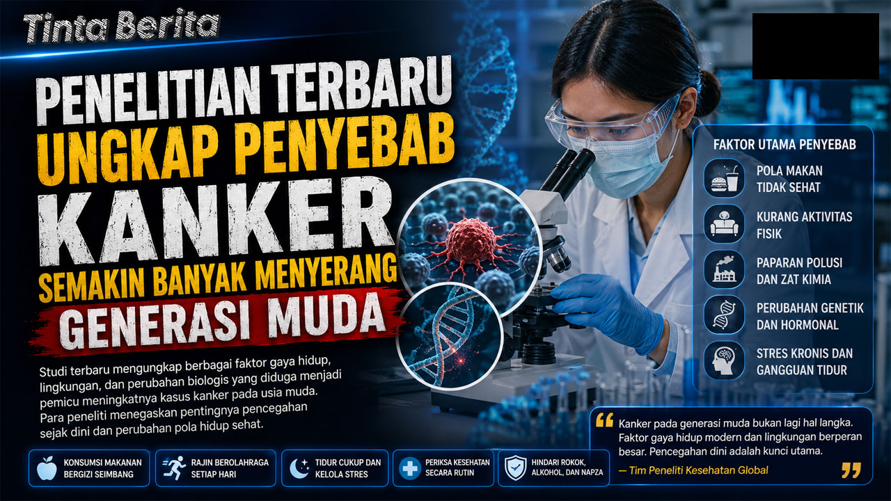 Penelitian Terbaru Ungkap Penyebab Kanker Semakin Banyak Menyerang Generasi Muda