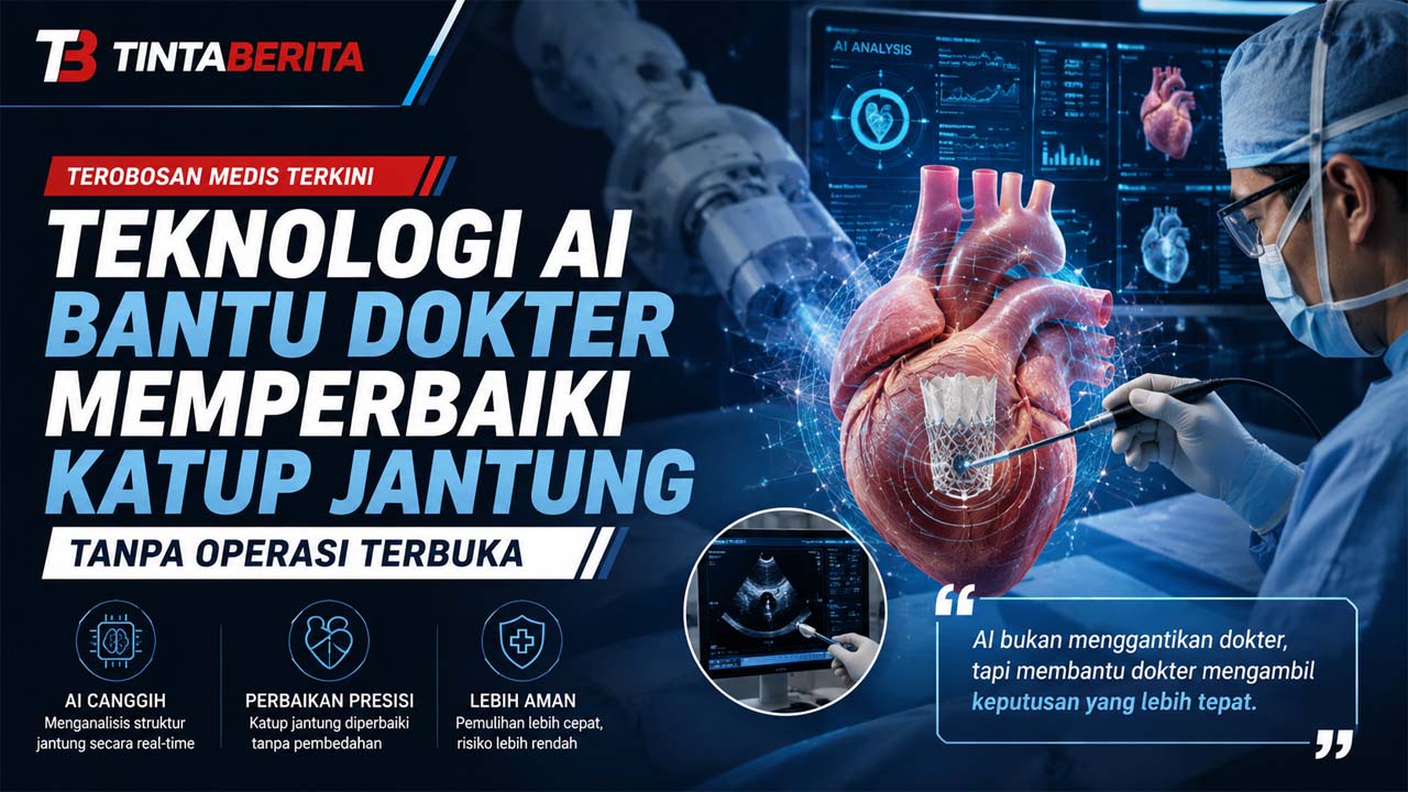 Teknologi AI Bantu Dokter Memperbaiki Katup Jantung Tanpa Operasi Terbuka