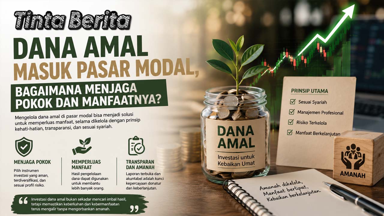 Dana Amal Masuk Pasar Modal, Bagaimana Menjaga Pokok dan Manfaatnya?