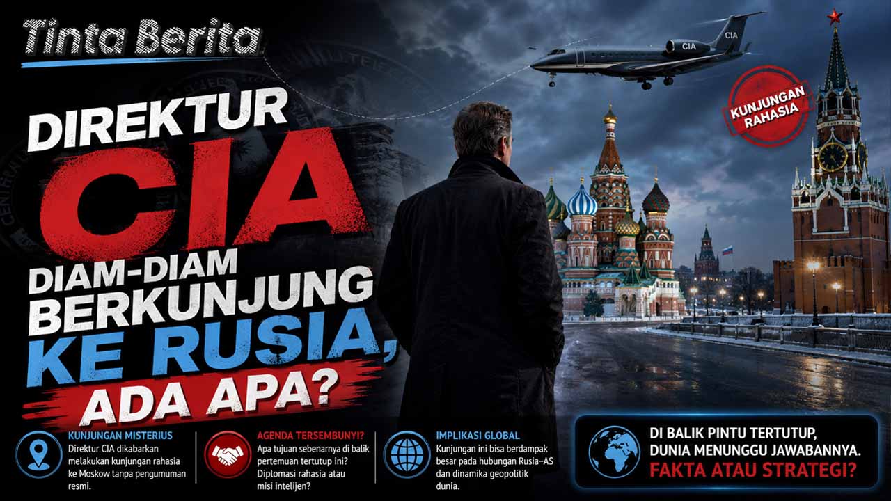 Direktur CIA Diam-diam Berkunjung ke Rusia, Ada Apa?