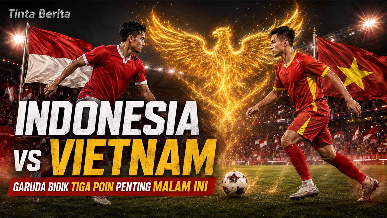 Jadwal Indonesia vs Vietnam Piala AFF 2026 Malam Ini, Garuda Bidik Tiga Poin Penting
