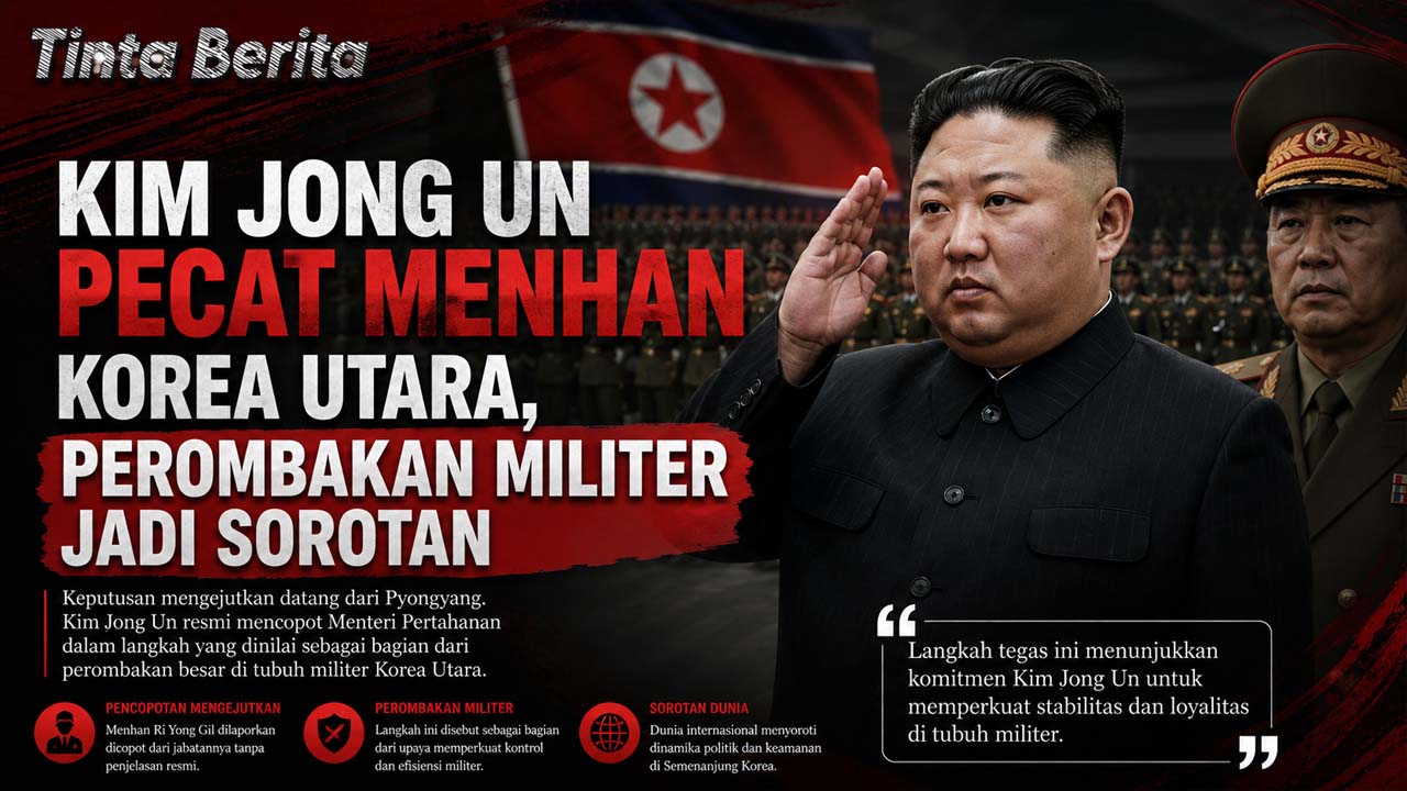 Kim Jong Un Pecat Menhan Korea Utara, Perombakan Militer Jadi Sorotan
