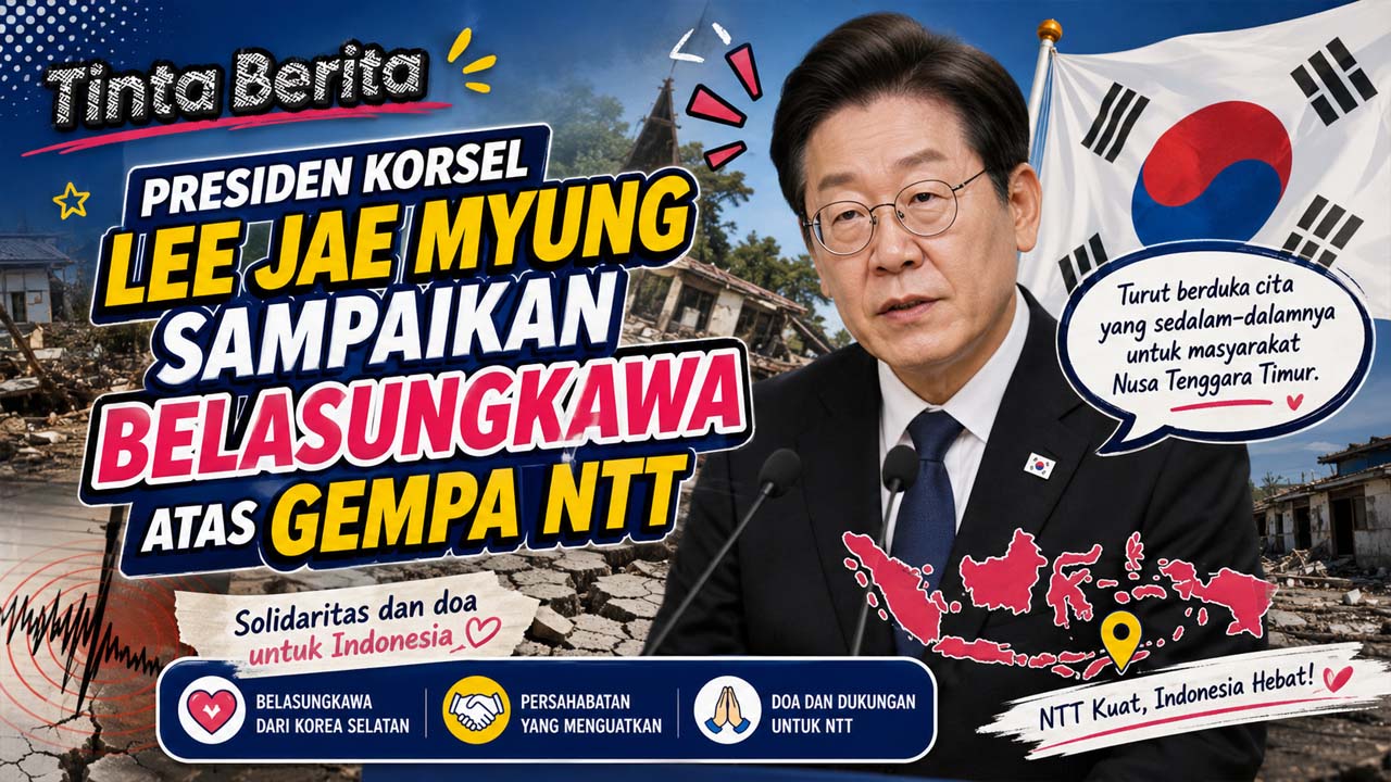 Presiden Korsel Lee Jae Myung Sampaikan Belasungkawa atas Gempa NTT