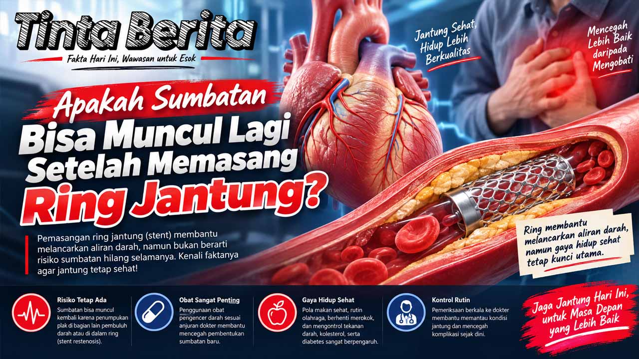 Apakah Sumbatan Bisa Muncul Lagi Setelah Memasang Ring Jantung?
