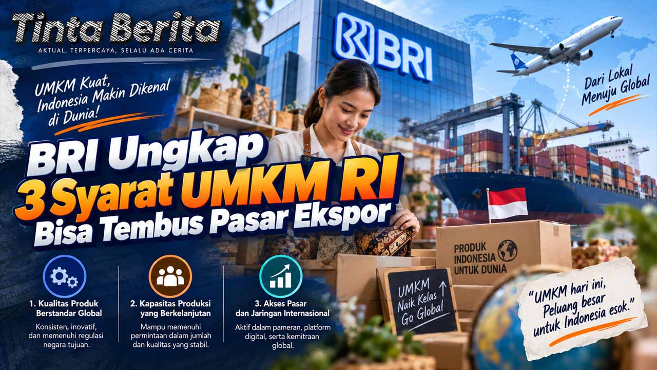 BRI Ungkap 3 Kunci agar UMKM Indonesia Bisa Tembus Pasar Ekspor