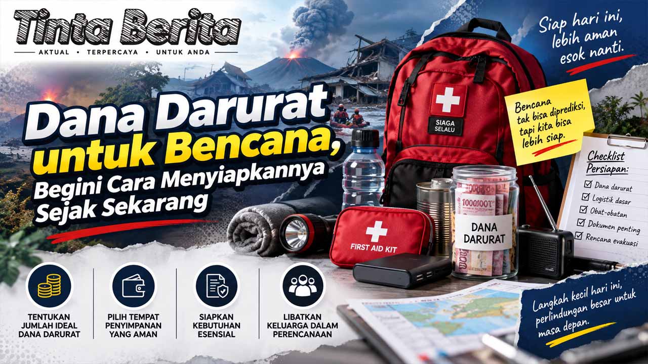 Dana Darurat untuk Bencana, Begini Cara Menyiapkannya Sejak Sekarang