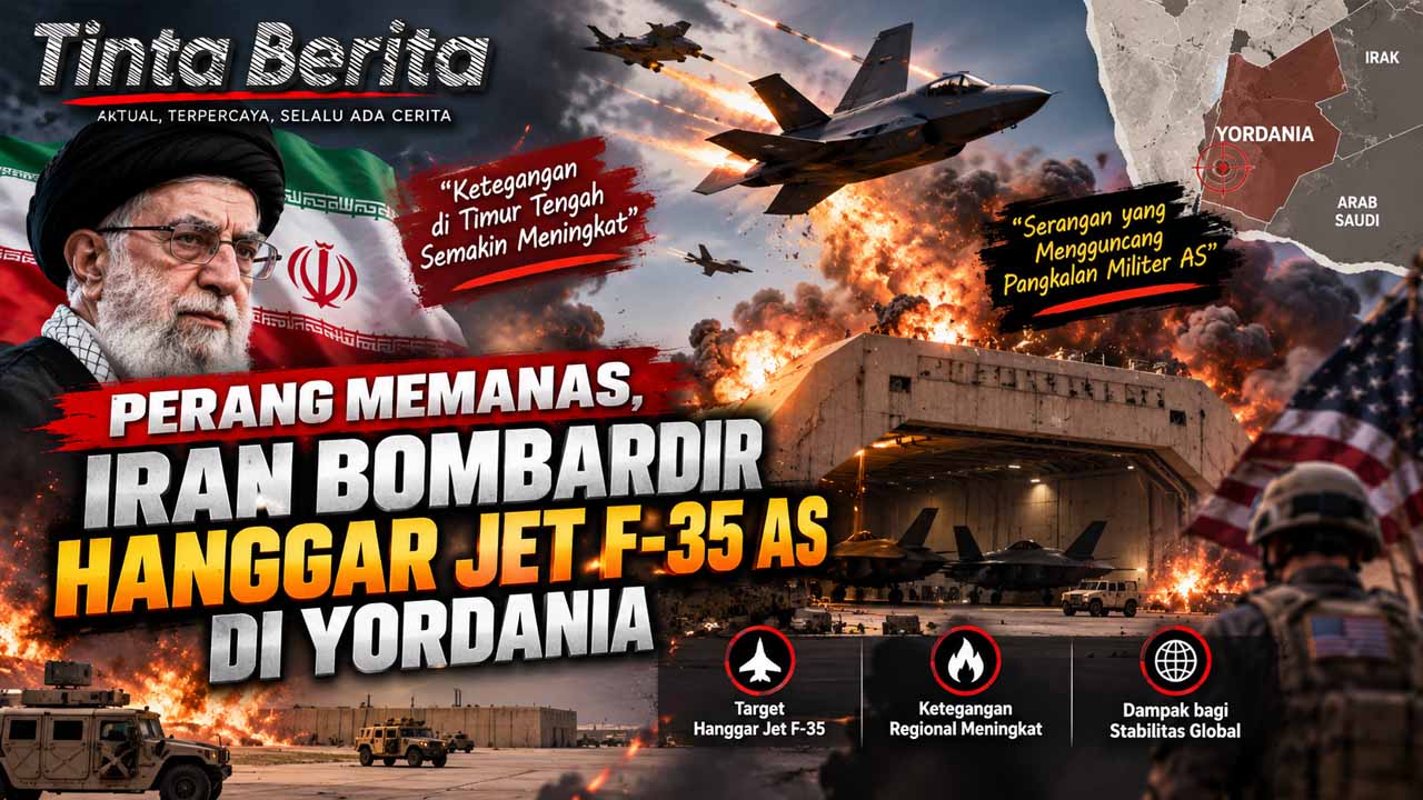 Iran Gempur Pangkalan AS di Yordania, Hanggar Jet Tempur Jadi Target
