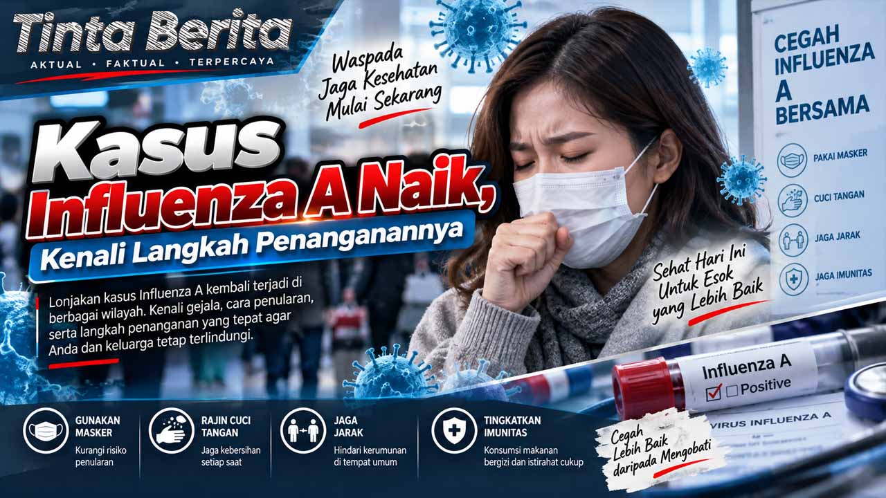 Kasus Influenza A Naik, Kenali Penanganan yang Tepat Sejak Awal