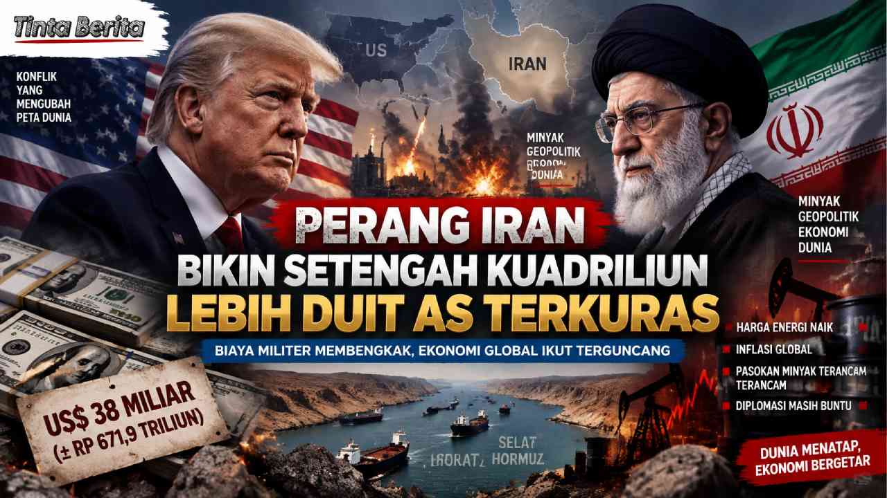 Perang Iran Bikin AS Keluarkan Rp671 Triliun, Biaya Terus Membengkak