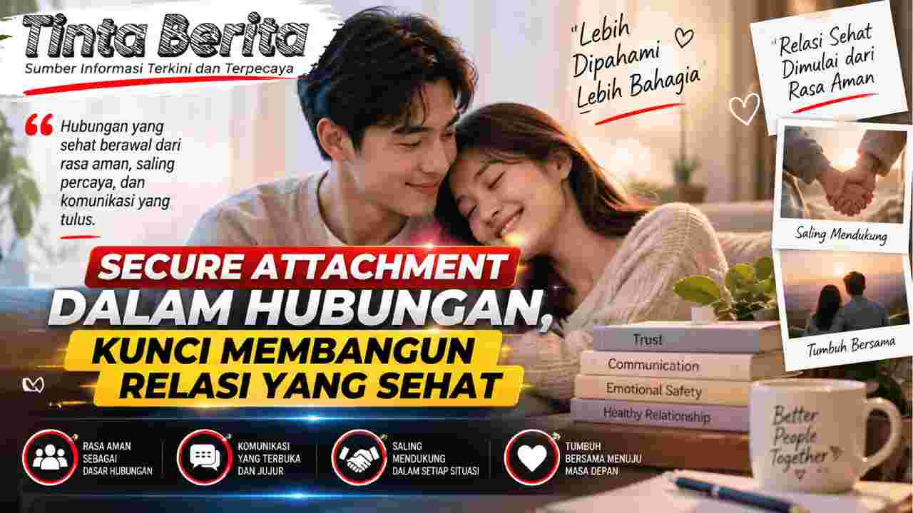 Secure Attachment dalam Hubungan, Kunci Membangun Relasi yang Sehat
