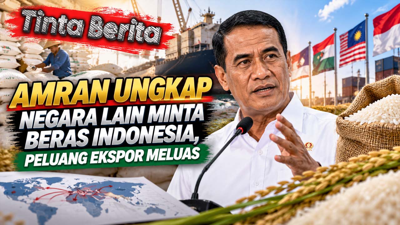 Amran Ungkap Negara Lain Minta Beras Indonesia, Peluang Ekspor Meluas
