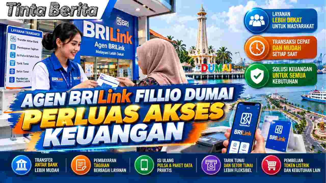 Agen BRILink Fillio Dumai Perluas Akses Keuangan