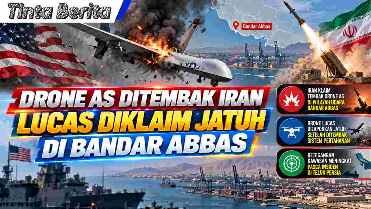 Drone AS Ditembak Iran, LUCAS Diklaim Jatuh di Bandar Abbas