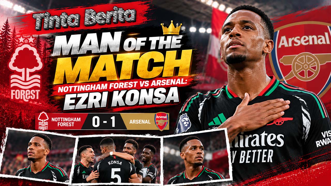 Ezri Konsa Jadi Pembeda di Belakang, Arsenal Pulang Membawa Kemenangan