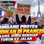 Gelombang Protes Pendidikan di Prancis Meluas, Guru Bersiap Turun ke Jalan