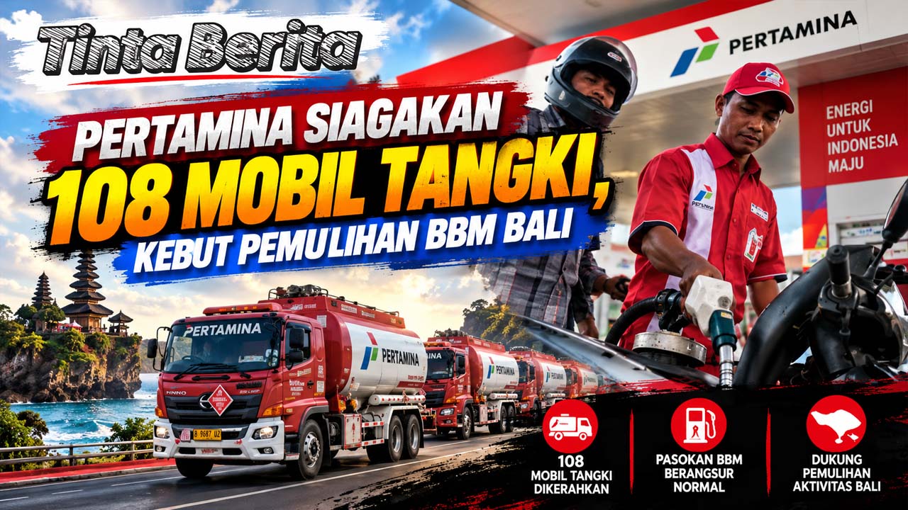 Pertamina Siagakan 108 Mobil Tangki, Kebut Pemulihan BBM Bali