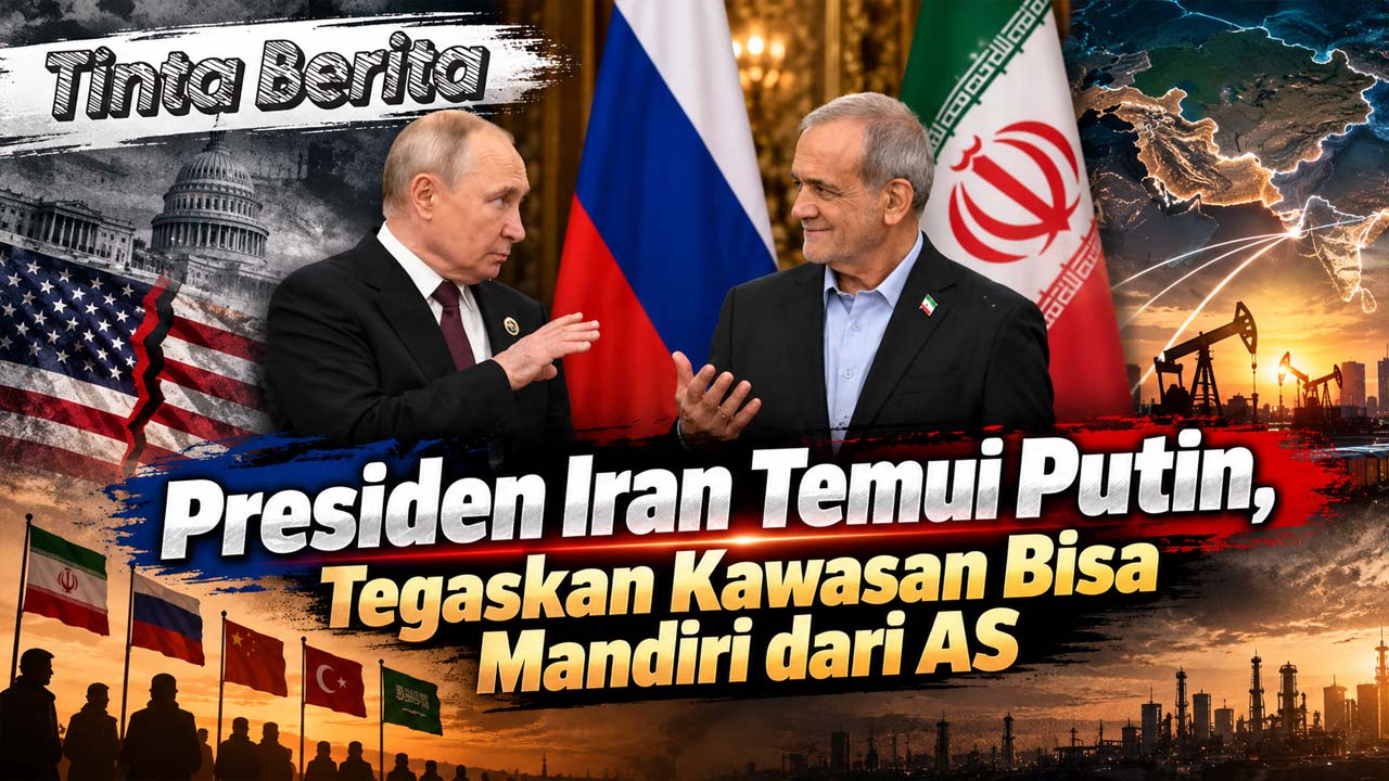 Presiden Iran Temui Putin, Tegaskan Kawasan Bisa Mandiri dari AS