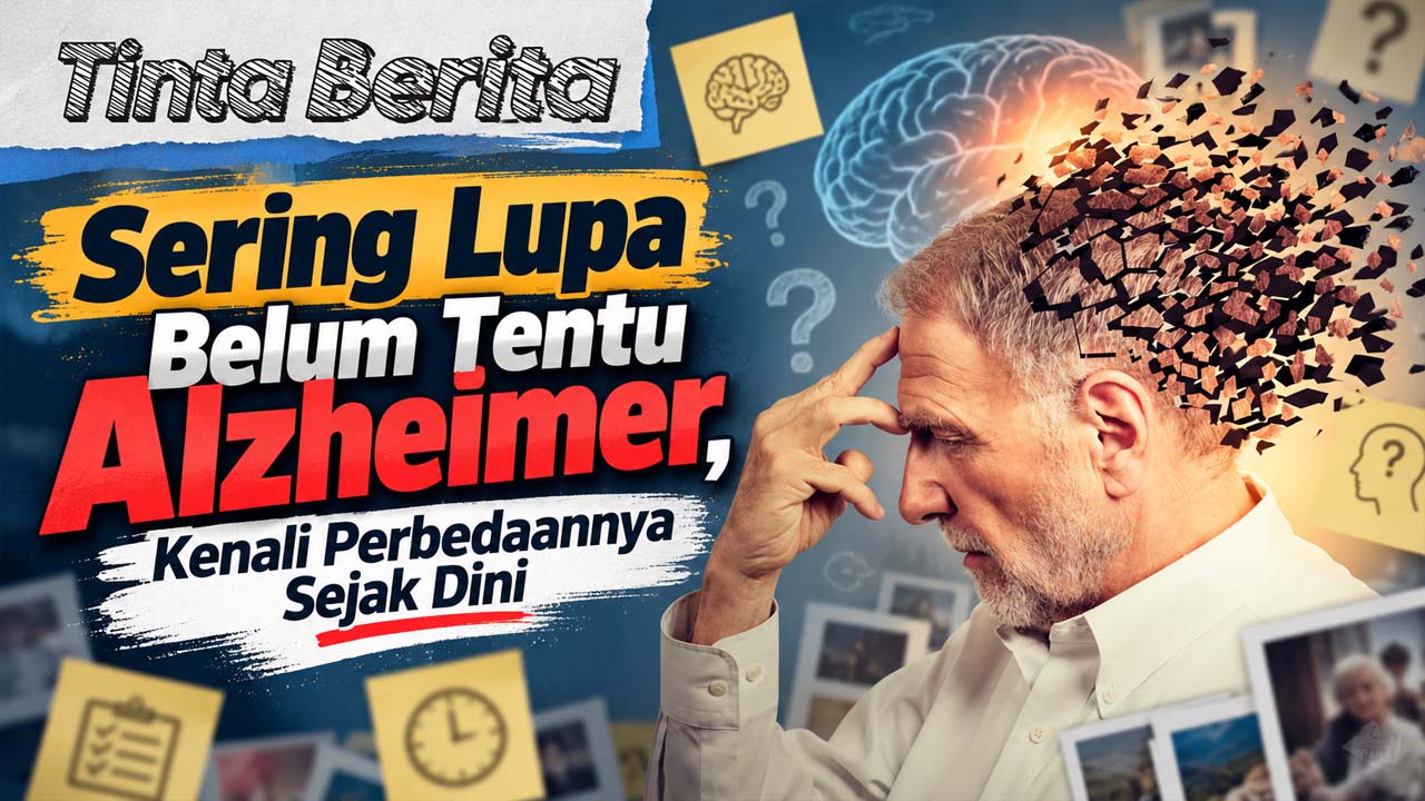 Sering Lupa Belum Tentu Alzheimer, Kenali Perbedaannya Sejak Dini